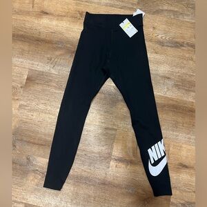 Nike Black Logo Leggings